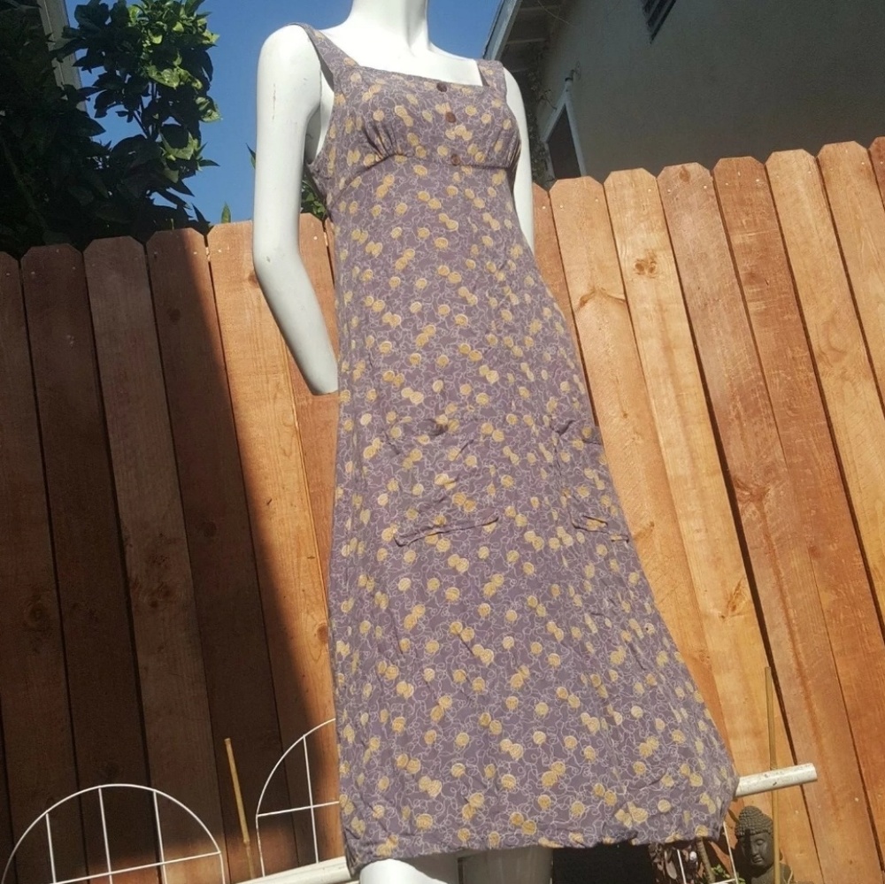 Retro 90's Light Purple Balls of Yarn String Dress - Picture 1 of 8